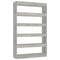 vidaXL Book Cabinet/Room Divider Concrete Grey 100x30x166 cm