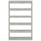 vidaXL Book Cabinet/Room Divider Concrete Grey 100x30x166 cm