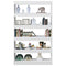 vidaXL Book Cabinet/Room Divider High Gloss White 100x30x166 cm