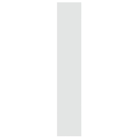 vidaXL Book Cabinet/Room Divider High Gloss White 100x30x166 cm