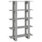 vidaXL Book Cabinet/Room Divider Grey Sonoma 100x30x160 cm