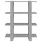 vidaXL Book Cabinet/Room Divider Grey Sonoma 100x30x123.5 cm