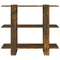 vidaXL Book Cabinet/Room Divider Smoked Oak 100x30x87 cm