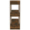 vidaXL Book Cabinet/Room Divider Smoked Oak 100x30x87 cm