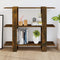 vidaXL Book Cabinet/Room Divider Smoked Oak 100x30x87 cm
