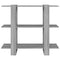 vidaXL Book Cabinet/Room Divider Grey Sonoma 100x30x87 cm