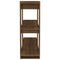 vidaXL Book Cabinet/Room Divider Brown Oak 100x30x87 cm