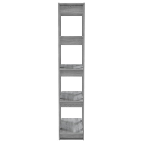 vidaXL Book Cabinet/Room Divider Grey Sonoma 80x30x160 cm Engineered Wood