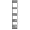 vidaXL Book Cabinet/Room Divider Grey Sonoma 80x30x160 cm Engineered Wood