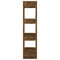 vidaXL Book Cabinet/Room Divider Smoked Oak 80x30x123.5 cm