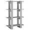 vidaXL Book Cabinet/Room Divider Grey Sonoma 80x30x123.5 cm