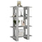 vidaXL Book Cabinet/Room Divider Grey Sonoma 80x30x123.5 cm