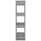 vidaXL Book Cabinet/Room Divider Grey Sonoma 80x30x123.5 cm