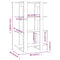 vidaXL Book Cabinet/Room Divider Grey Sonoma 80x30x123.5 cm