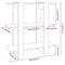 vidaXL Book Cabinet/Room Divider Smoked Oak 80x30x87cm