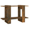 vidaXL Book Cabinet/Room Divider Smoked Oak 80x30x51 cm