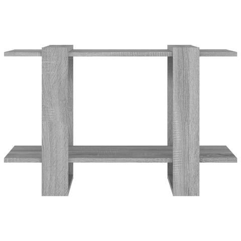 vidaXL Book Cabinet/Room Divider Grey Sonoma 80x30x51 cm