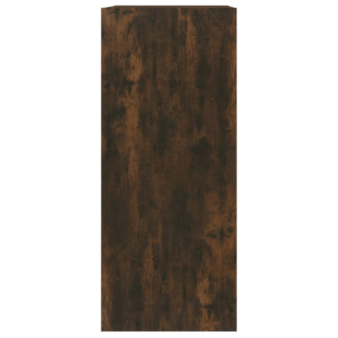 vidaXL Book Cabinet/Room Divider Smoked Oak 40x30x72 cm