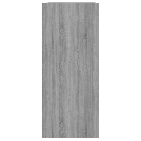 vidaXL Book Cabinet/Room Divider Grey Sonoma 40x30x72 cm