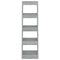 vidaXL Book Cabinet/Room Divider Grey Sonoma 40x30x135 cm