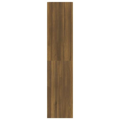 vidaXL Book Cabinet/Room Divider Brown Oak 40x30x135 cm