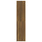vidaXL Book Cabinet/Room Divider Brown Oak 40x30x135 cm