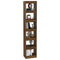 vidaXL Book Cabinet/Room Divider Brown Oak 40x30x198 cm