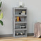 vidaXL Book Cabinet/Room Divider Grey Sonoma 60x30x135 cm Engineered Wood