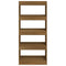 vidaXL Book Cabinet/Room Divider Brown Oak 60x30x135 cm Engineered Wood