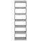 vidaXL Book Cabinet/Room Divider Grey Sonoma 60x30x198 cm