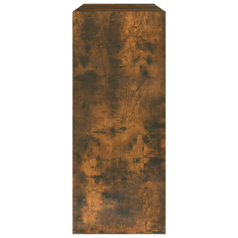 vidaXL Book Cabinet/Room Divider Smoked Oak 80x30x72 cm