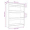 vidaXL Book Cabinet/Room Divider Grey Sonoma 80x30x103 cm Engineered wood