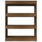 vidaXL Book Cabinet/Room Divider Brown Oak 80x30x103 cm Engineered wood