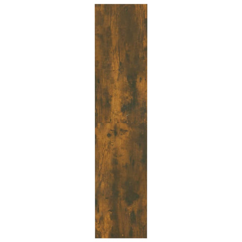 vidaXL Book Cabinet/Room Divider Smoked Oak 80x30x135 cm Engineered Wood