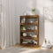 vidaXL Book Cabinet/Room Divider Brown Oak 80x30x135 cm Engineered Wood