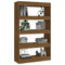 vidaXL Book Cabinet/Room Divider Brown Oak 80x30x135 cm Engineered Wood
