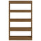 vidaXL Book Cabinet/Room Divider Brown Oak 80x30x135 cm Engineered Wood
