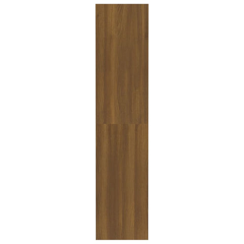 vidaXL Book Cabinet/Room Divider Brown Oak 80x30x135 cm Engineered Wood