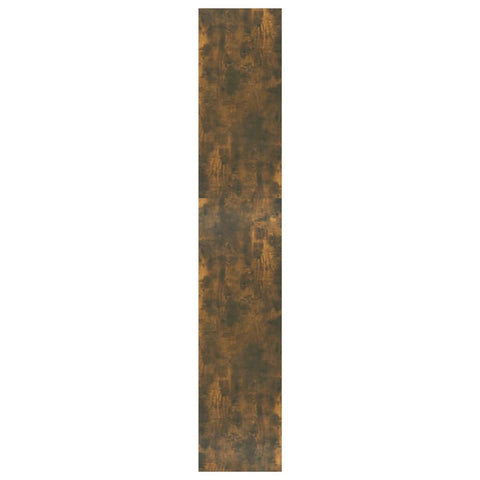 vidaXL Book Cabinet/Room Divider Smoked Oak 80x30x166 cm Engineered Wood