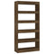 vidaXL Book Cabinet/Room Divider Brown Oak 80x30x166 cm Engineered Wood