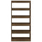 vidaXL Book Cabinet/Room Divider Brown Oak 80x30x166 cm Engineered Wood