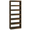 vidaXL Book Cabinet/Room Divider Smoked Oak 80x30x198 cm Engineered Wood
