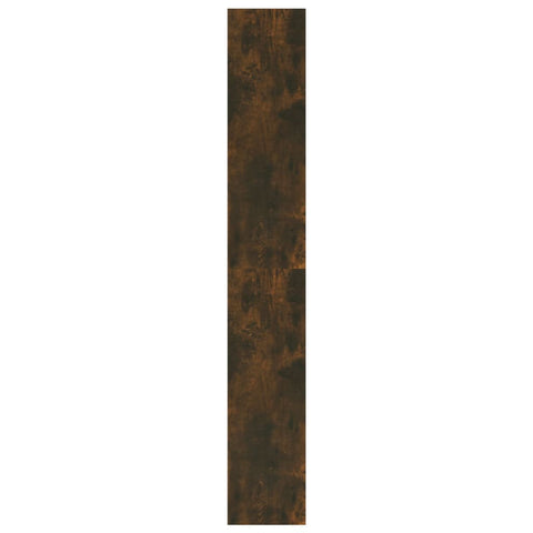 vidaXL Book Cabinet/Room Divider Smoked Oak 80x30x198 cm Engineered Wood