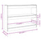 vidaXL Book Cabinet/Room Divider Smoked Oak 100x30x72 cm