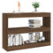 vidaXL Book Cabinet/Room Divider Brown Oak 100x30x72 cm