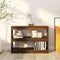 vidaXL Book Cabinet/Room Divider Brown Oak 100x30x72 cm