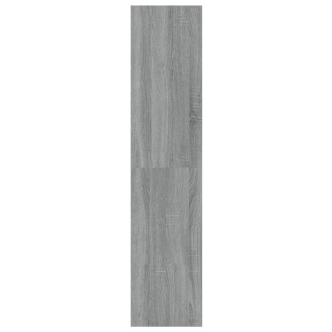 vidaXL Book Cabinet/Room Divider Grey Sonoma 100x30x135 cm