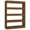 vidaXL Book Cabinet/Room Divider Brown Oak 100x30x135 cm