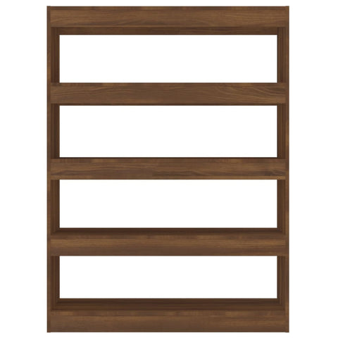 vidaXL Book Cabinet/Room Divider Brown Oak 100x30x135 cm