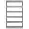 vidaXL Book Cabinet/Room Divider Grey Sonoma 100x30x166 cm
